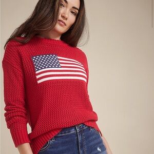 Americana Open Stitch Sweater Maurices Size Large America250